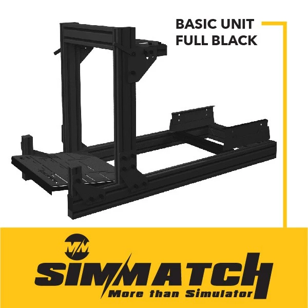Simmatch Racing Simulator Rig Stand GT1 Aluminium Profile Sim Racing Stand for Logitech G29 Thrustmaster T300 T150 - Image 2