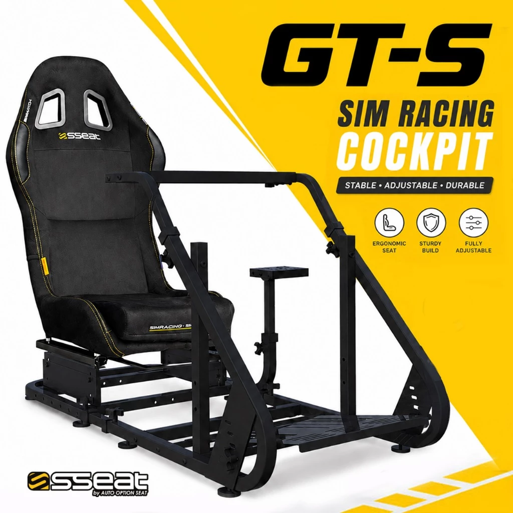 Simmatch Full Set Racing Simulator Steering Wheel Stand Logitech G25 G27 G29 G920 T300 - Image 8