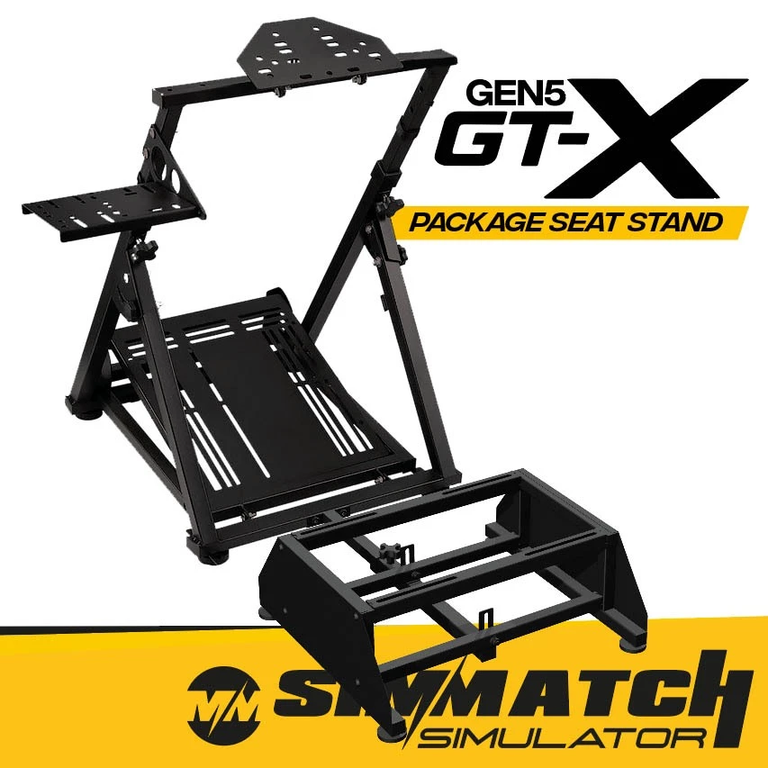 Foldable Racing Simulator Steering Wheel Stand Rig for Logitech Thrustmaster MOZA Fanatec Sim Racing - Image 5