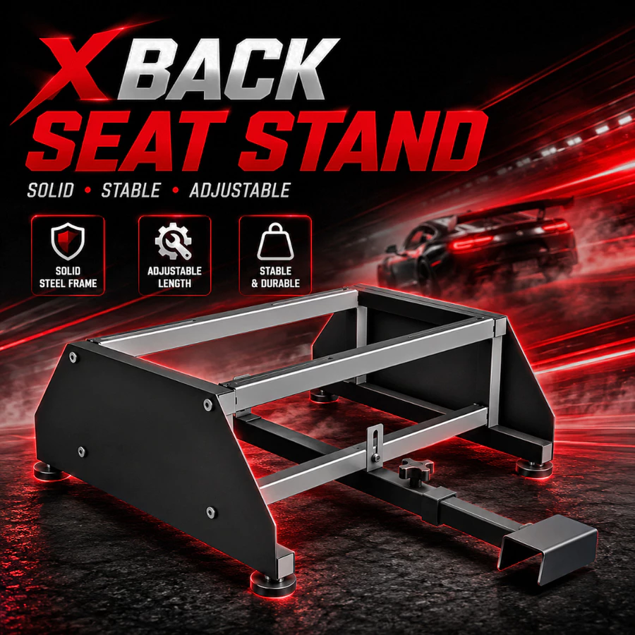 Foldable Racing Simulator Steering Wheel Stand Rig for Logitech Thrustmaster MOZA Fanatec Sim Racing - Image 7