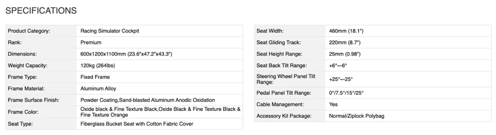 Simmatch Upscale Aluminum Racing Simulator Cockpit For Moza Fanatec Logitech Thrustmaster G29 G923 R3 R5 T300 DDpro DD1 - Image 5