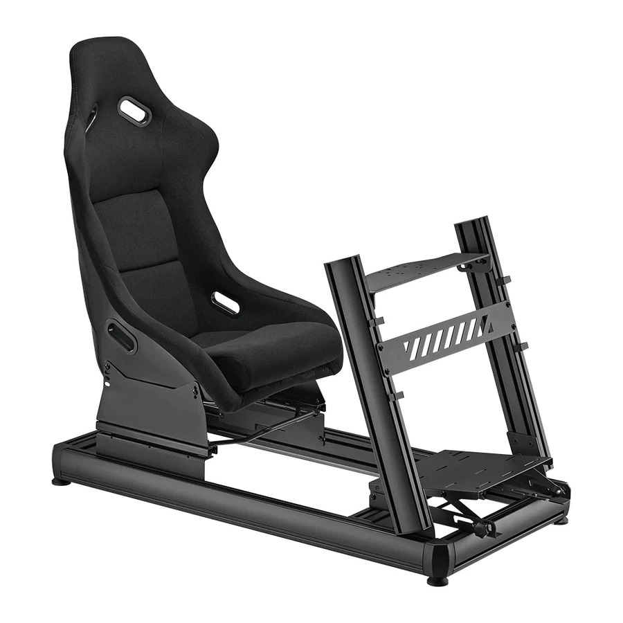Simmatch Upscale Aluminum Racing Simulator Cockpit For Moza Fanatec Logitech Thrustmaster G29 G923 R3 R5 T300 DDpro DD1 - Image 6
