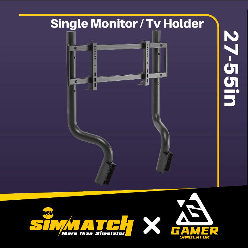 Simmatch Premium Racing Simulator Cockpit Seat Full Set Racing Simulator Steering Wheel Stand G29 T300 Fanatec Tube Rig - Image 8