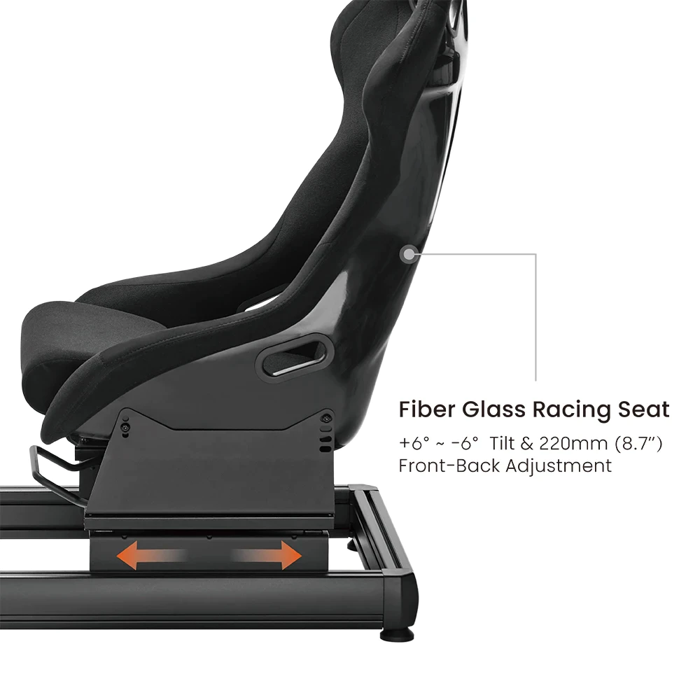 Simmatch Upscale Aluminum Racing Simulator Cockpit For Moza Fanatec Logitech Thrustmaster G29 G923 R3 R5 T300 DDpro DD1 - Image 2