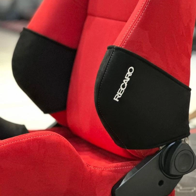 AOS Premium Suede Seat Protector Set for Recaro SR3 SR4 Semi Bucket Seats Wear Protection - Image 7