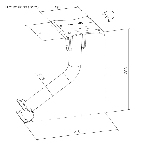Single Monitor Mount or Shifter Mount for LRS03-BS Racing Simulator Cockpit - Image 6
