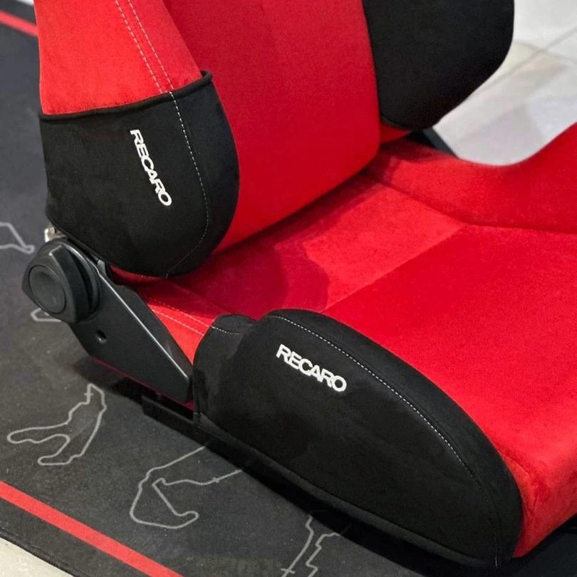 AOS Premium Suede Seat Protector Set for Recaro SR3 SR4 Semi Bucket Seats Wear Protection - Image 5