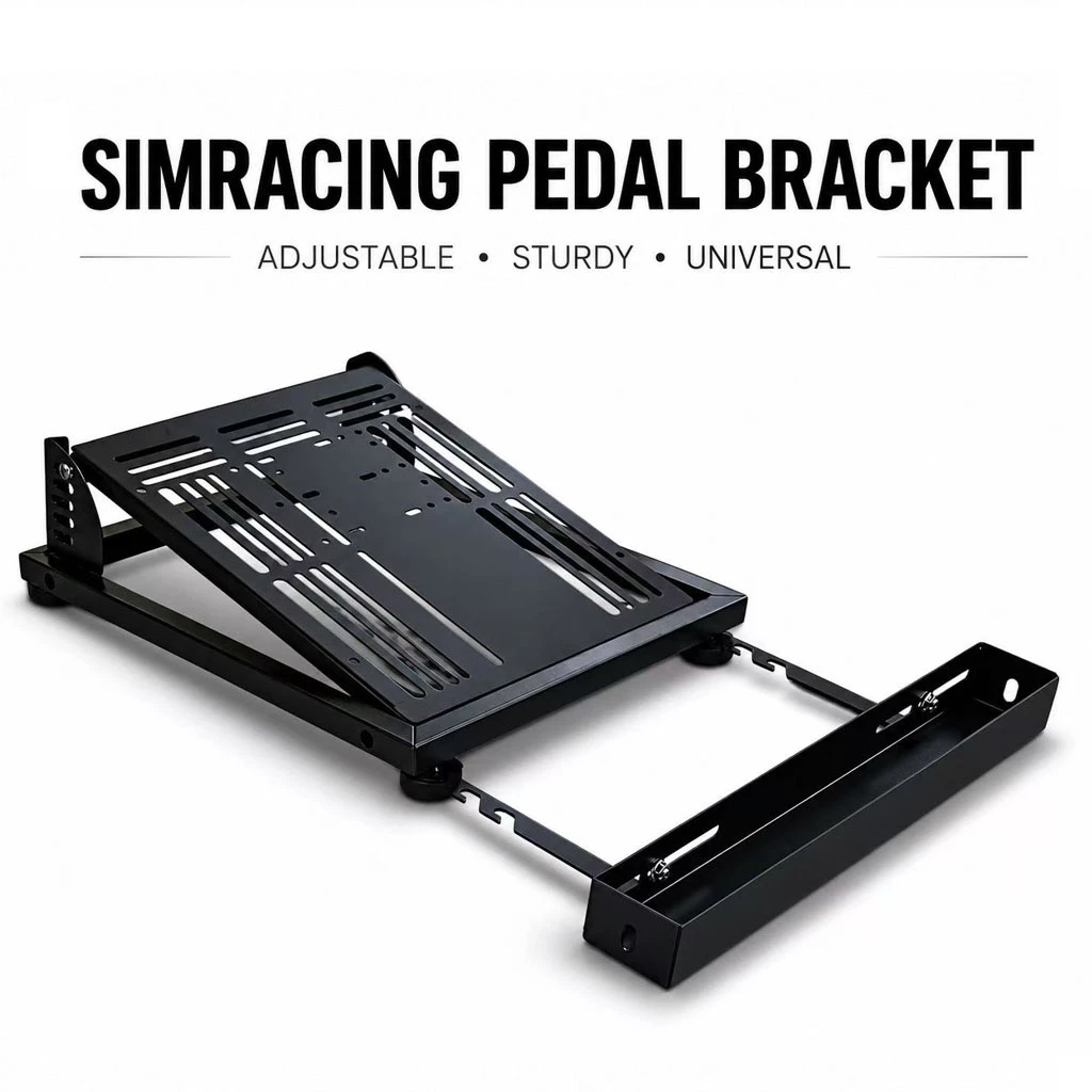 Simmatch Adjustable Racing Pedal Floor Stand with Wheel Chair Holder - Image 3