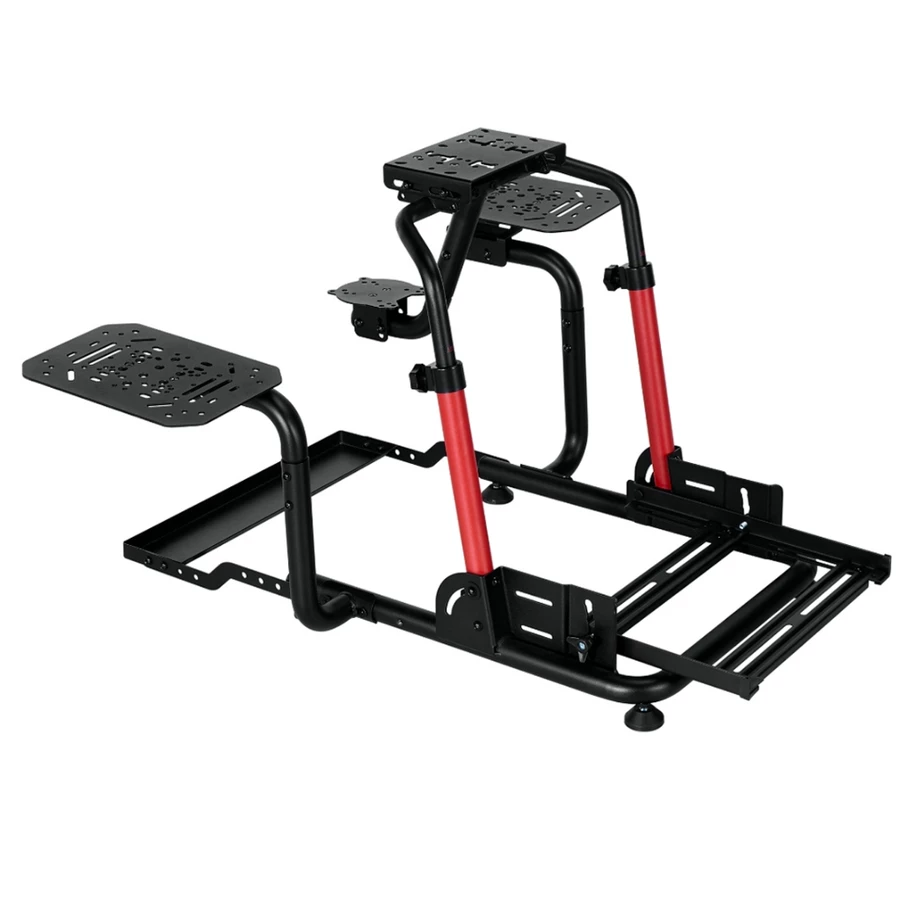 Simmatch Immersive Flight Simulator Cockpit | HOTAS Mount | Adjustable Aluminium Profile Flight Rig - Image 7