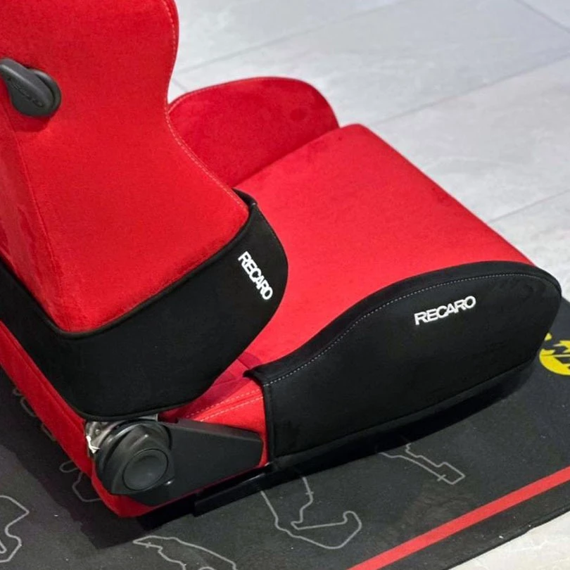 AOS Premium Suede Seat Protector Set for Recaro SR3 SR4 Semi Bucket Seats Wear Protection - Image 4