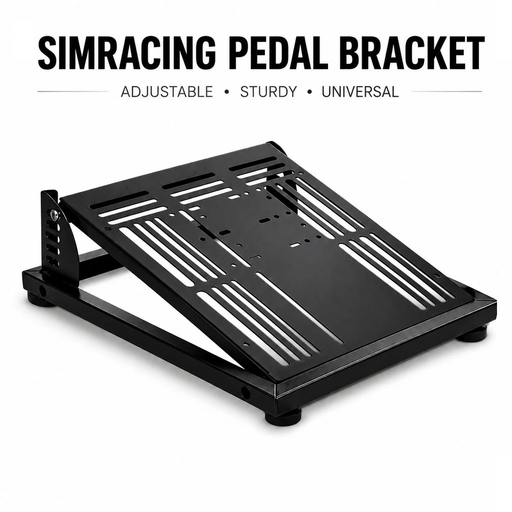 Simmatch Adjustable Racing Pedal Floor Stand with Wheel Chair Holder - Image 2