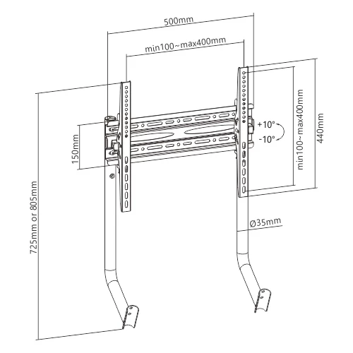 Single Monitor Mount or Shifter Mount for LRS03-BS Racing Simulator Cockpit - Image 3