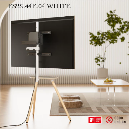 Brateck Designer Easel Tripod TV Floor Stand for 45-85 Inch TVs Up to 32kg Black Walnut - Image 5