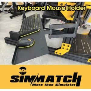 Keyboard Holder with Steel Plate for Add On Racing Simulator / Aluminium Rig