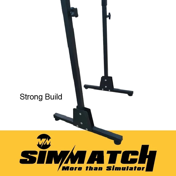 4040 Aluminium Profile Monitor/TV Stand for Simulator Racing Rig 32in - 65in TV - Image 4